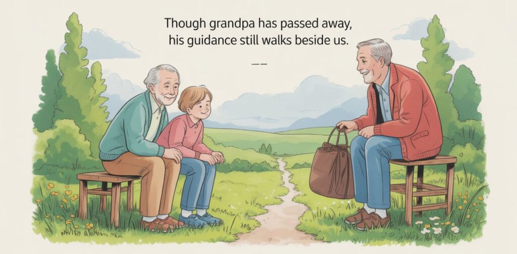 Grandpa remembered with love and peace after his passing