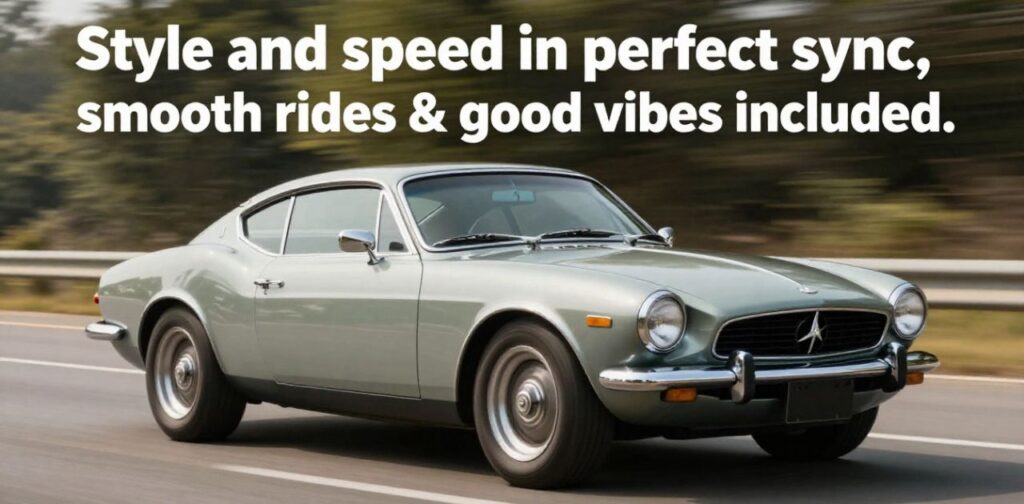 Shiny new car parked outdoors, ideal for Instagram posts with cool and stylish captions.