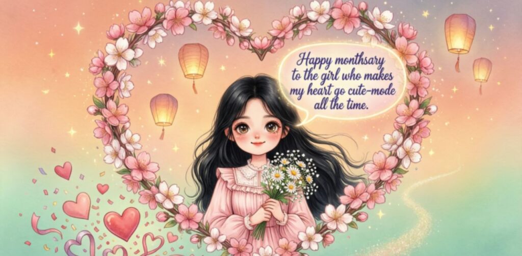 Cute monthsary messages to make her smile and feel loved.