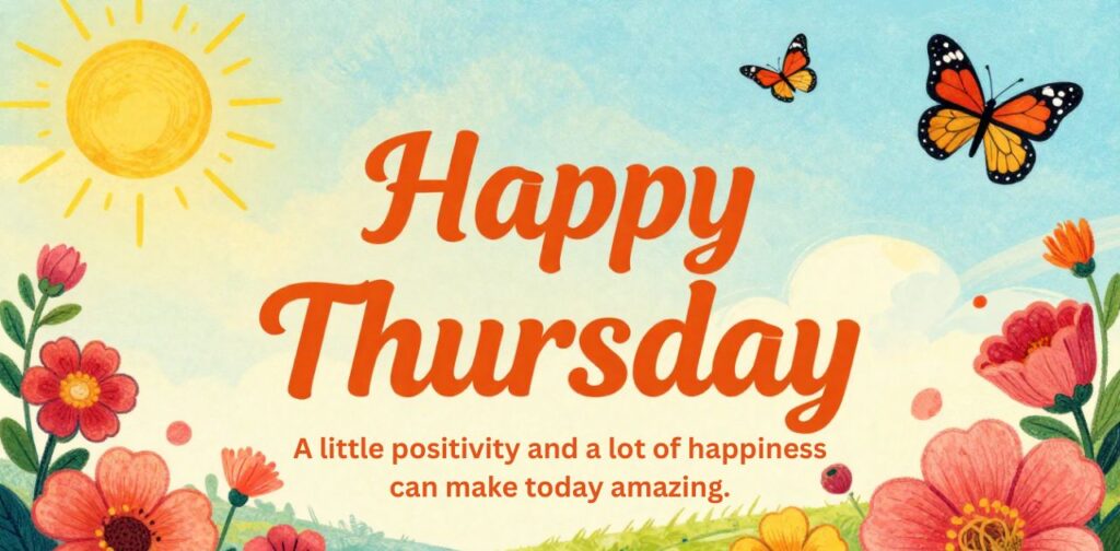 Cute Positive Good Morning Thursday Quotes: Messages filled with joy, smiles, and inspiration to brighten your day