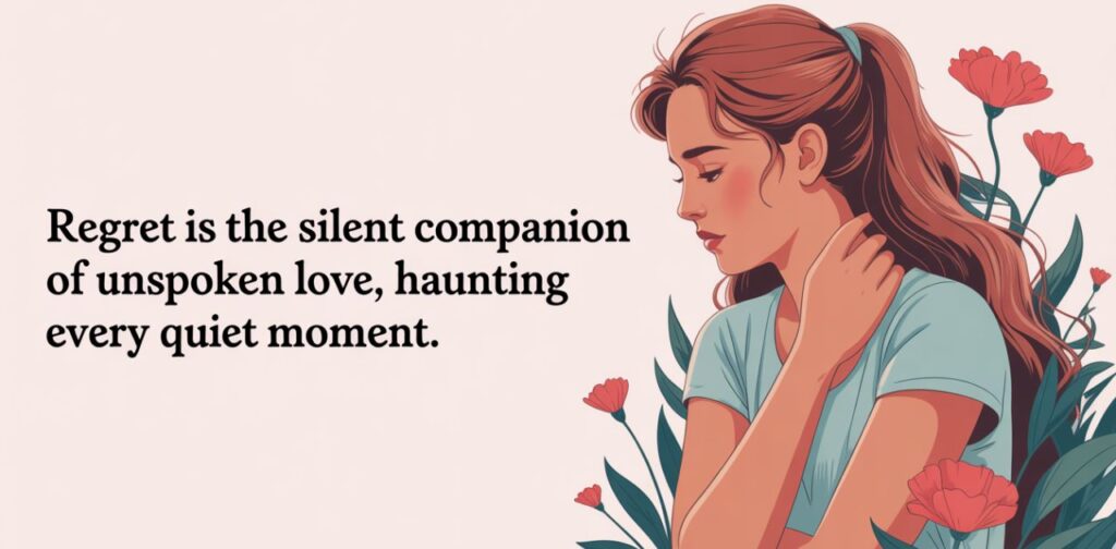 Unspoken Feelings Quotes: Deep reflections on regret, longing, and the silent emotions we carry within.