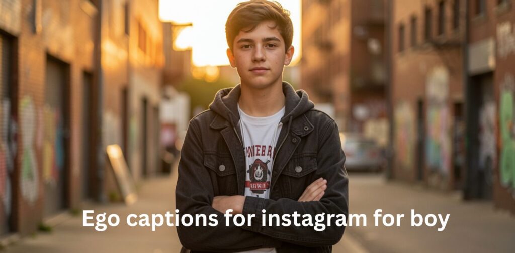 Ego Captions for Instagram for Boy with attitude and confidence