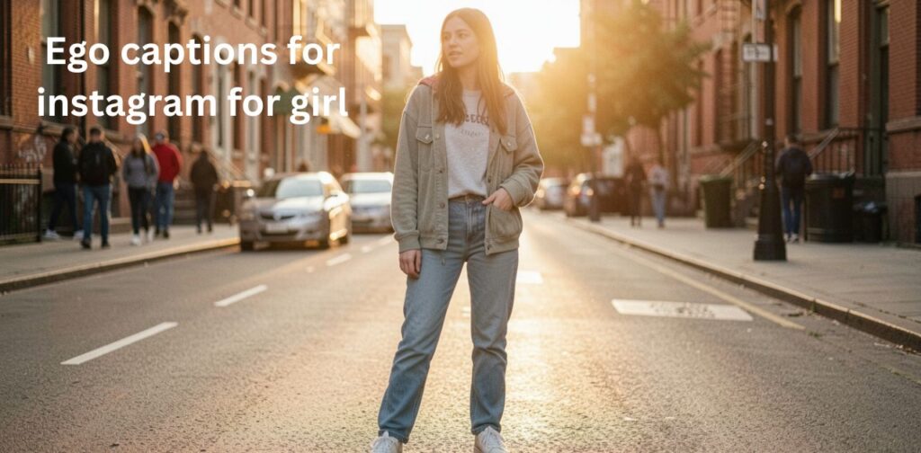 Ego Captions for Instagram for Girl showcasing confidence, attitude, self-love, swag, and stylish personality"