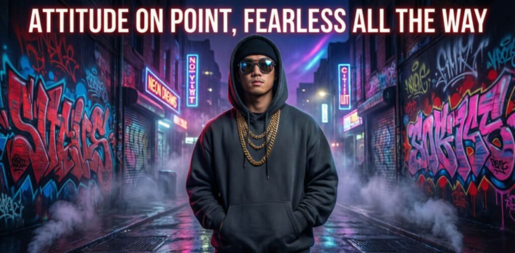 Gangster Captions for Instagram edgy, bold boy with confident and rebellious attitude, perfect for fearless social media posts.