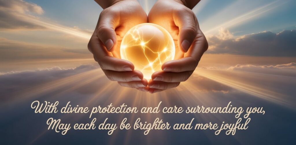 Greetings of support and care from God Bless You card featuring heartfelt blessings and warm design