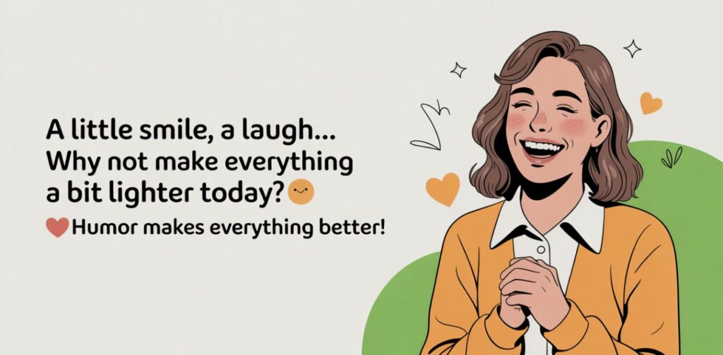Funny Random Things to Say in a Text – playful and lighthearted ideas to make someone laugh. Humor Makes Everything Better with silly, random messages.