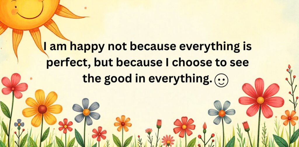 I am happy quotes to inspire positivity, self-love, and joy