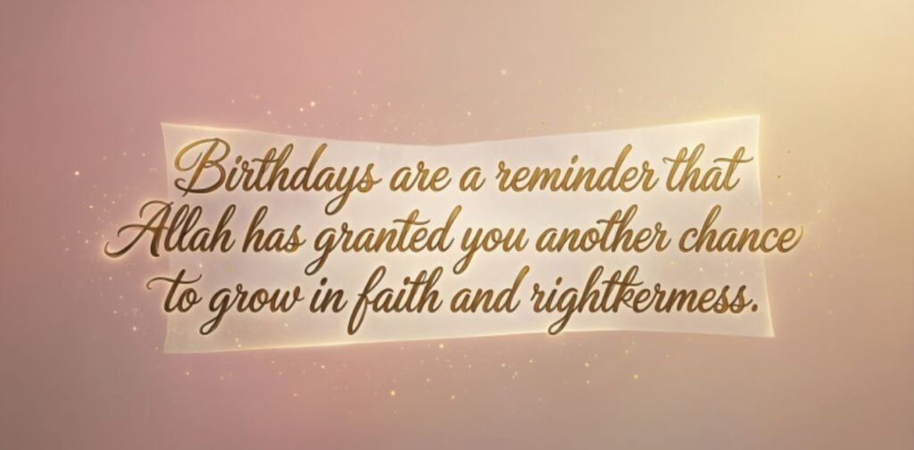 Inspiring Islamic birthday quotes with duas and blessings