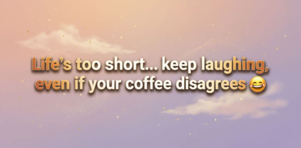 Bright and fun image with messages to spread joy and laughter.