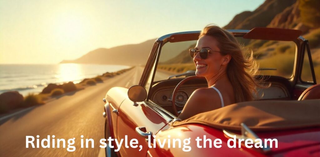 Elegant luxury car parked in style, perfect for Instagram posts showcasing sophistication and class.