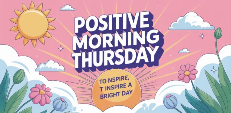 Inspirational Thursday morning quotes to start the day positively and brighten your mood.