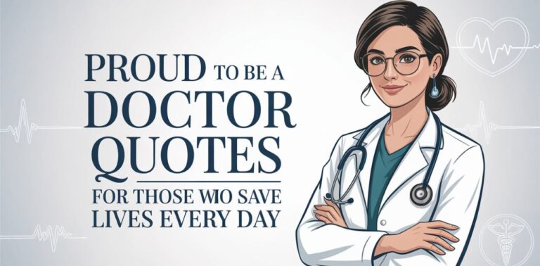 Proud To Be A Doctor Quotes for Those Who Save Lives Every Day