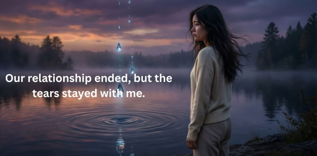 Relationship pain tear heart broken quotes expressing deep emotional hurt, silent tears, and love lost after a painful relationship.