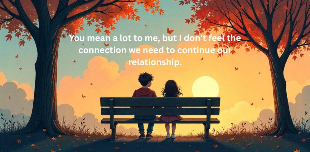 Examples of respectful breakup messages to end a relationship kindly and thoughtfully.