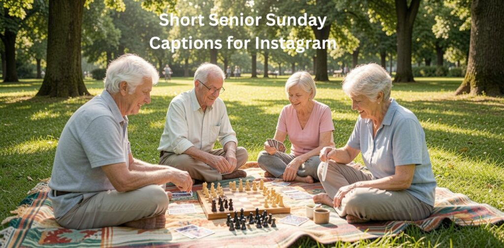 A smiling senior embracing a peaceful Sunday surrounded by warmth and positivity, an ideal image for Short Senior Sunday Captions for Instagram.