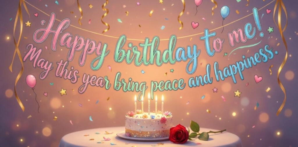 Simple Birthday Wishes to Myself: heartfelt, short, and meaningful messages to celebrate my special day with gratitude and self-love