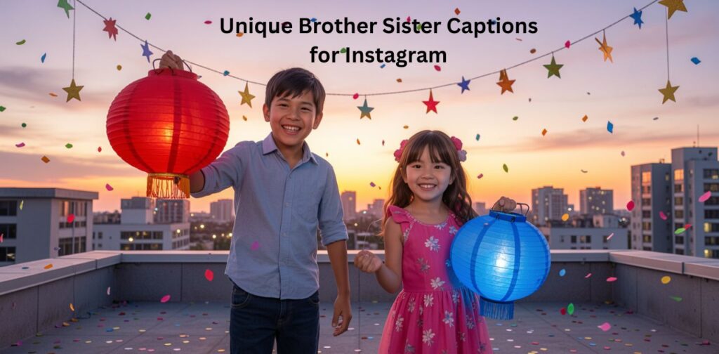 Discover Unique Brother Sister Captions for Instagram, featuring creative, meaningful, and one-of-a-kind sibling quotes that highlight the special bond, love, laughter, and lifelong connection between brothers and sisters.