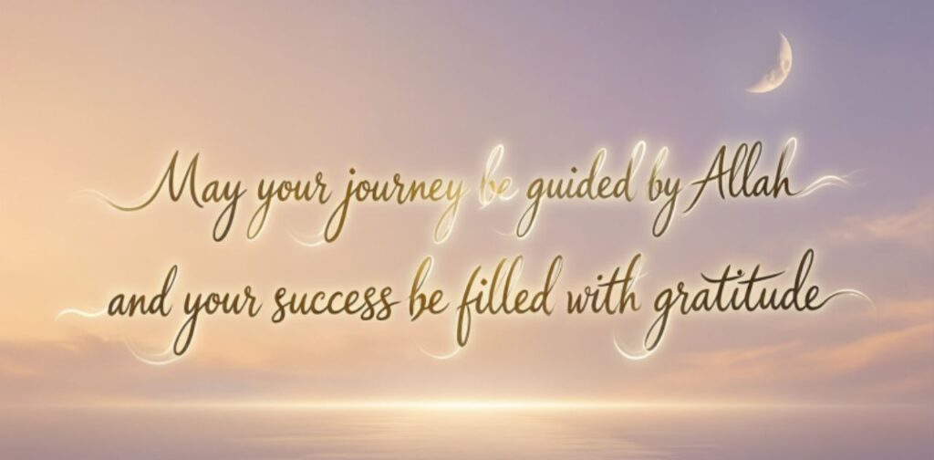 Islamic wishes for success and prosperity with duas