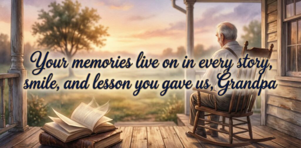 Remembering grandpa’s life, love, and lasting memories