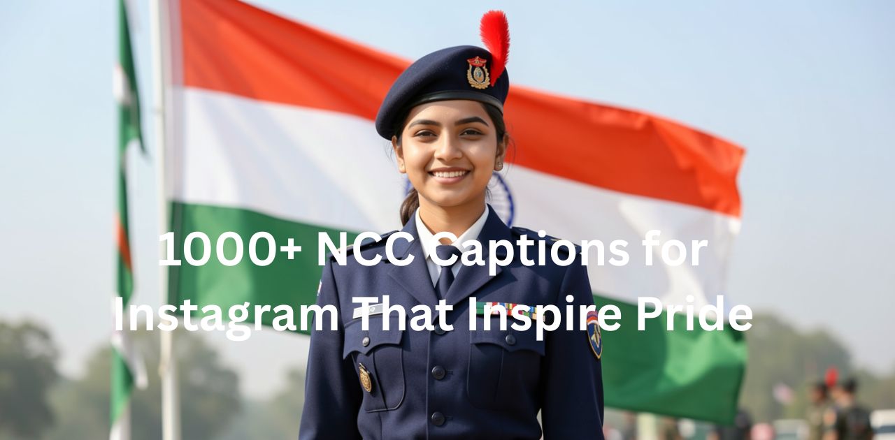 Collection of over 1000 NCC captions for Instagram to inspire pride, featuring motivational, patriotic, and fun quotes for cadets.