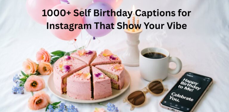 Self birthday celebration with confident smile, aesthetic decorations, cake, candles, and Instagram-worthy birthday vibe.