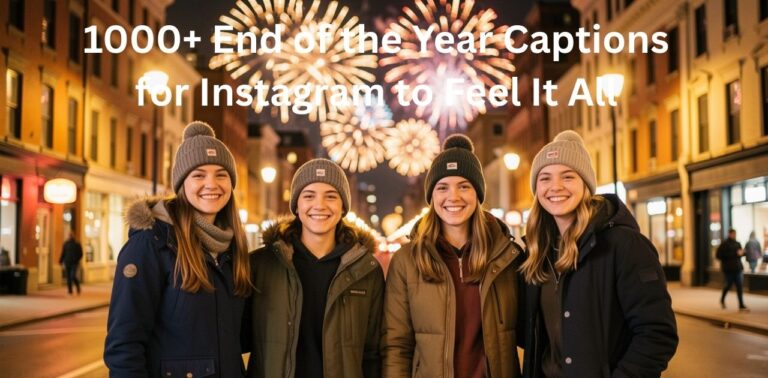 1000+ end of the year Instagram captions to express emotions, memories, and reflections