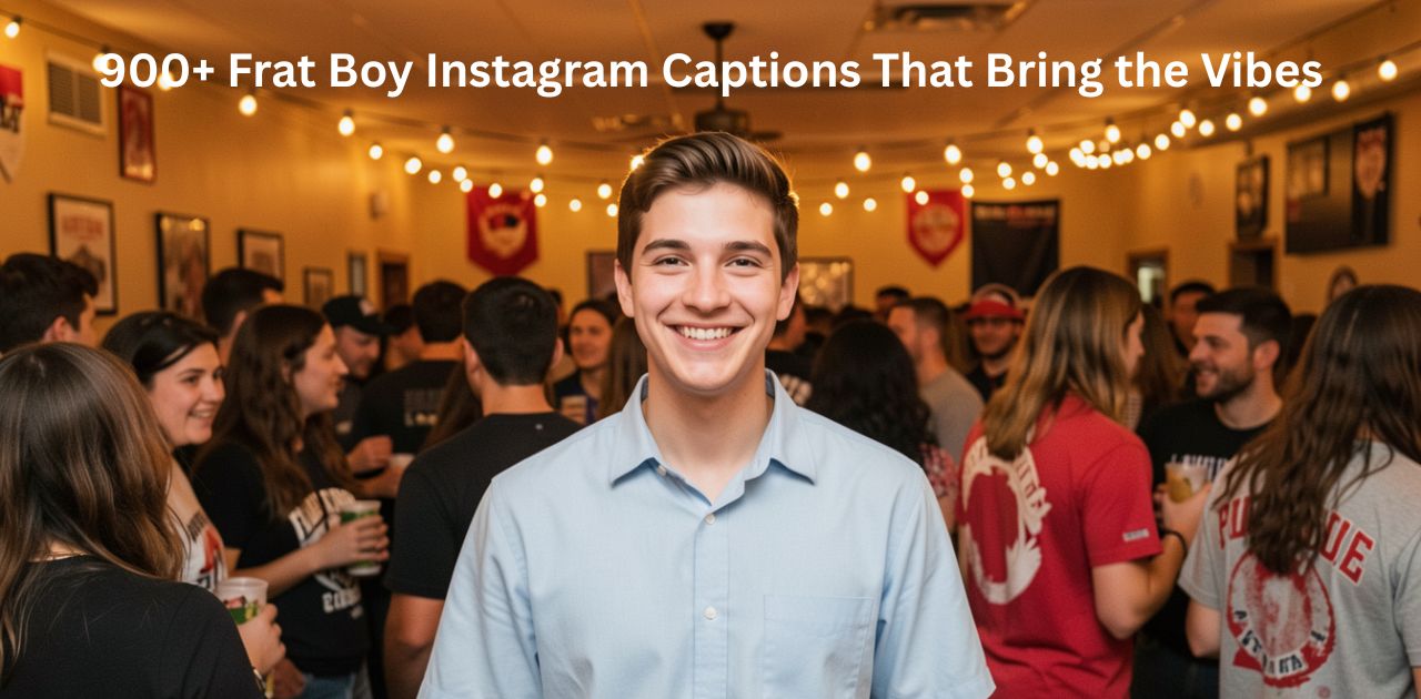 900+ Frat Boy Instagram captions for fun, cool, and party vibes