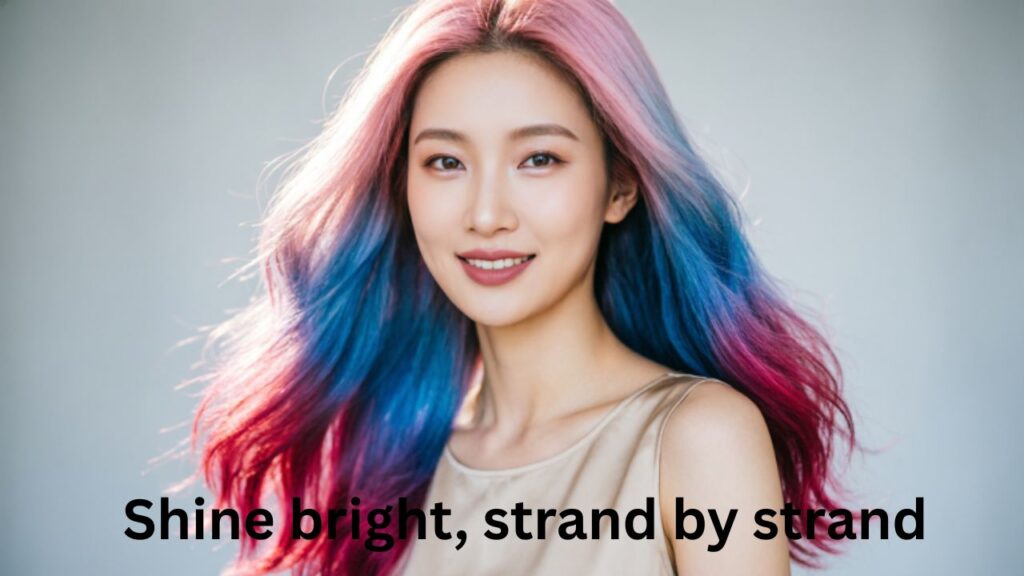 Girl with shiny, styled hair, perfect for Hair Captions for Instagram For Girls, showing confidence and elegance.