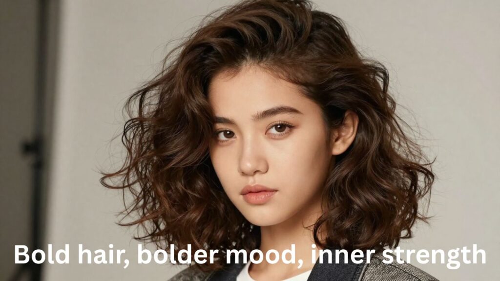 Confident young girl with bold, styled hair, perfect for Savage Hair Captions for Instagram for Girls, showing attitude, shine, and style.