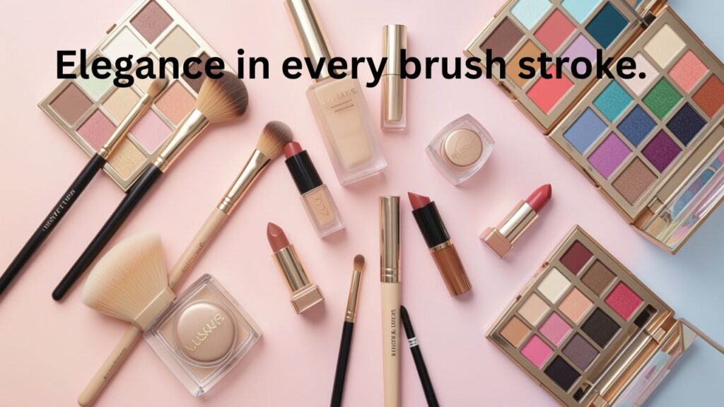 Aesthetic makeup artist captions for Instagram showcasing soft glam beauty and artistic makeup looks.