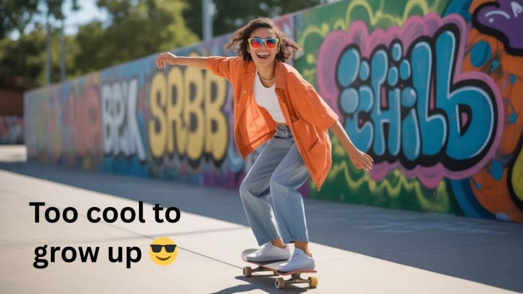 Cool Inner Child Captions for Instagram featuring stylish, confident, and playful quotes that celebrate youthful spirit with a trendy and fun vibe.