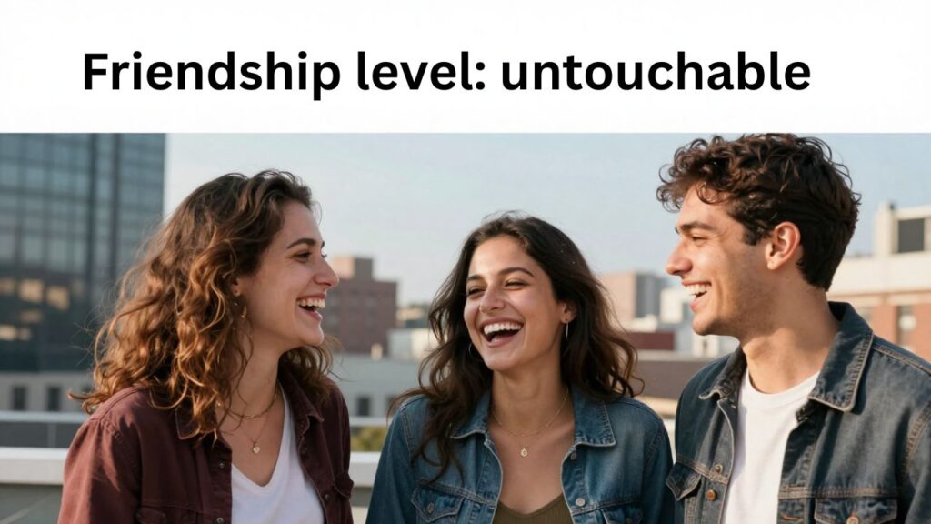 Bold and savage Instagram captions for a trio of friends, showing attitude, confidence, and fun vibes.