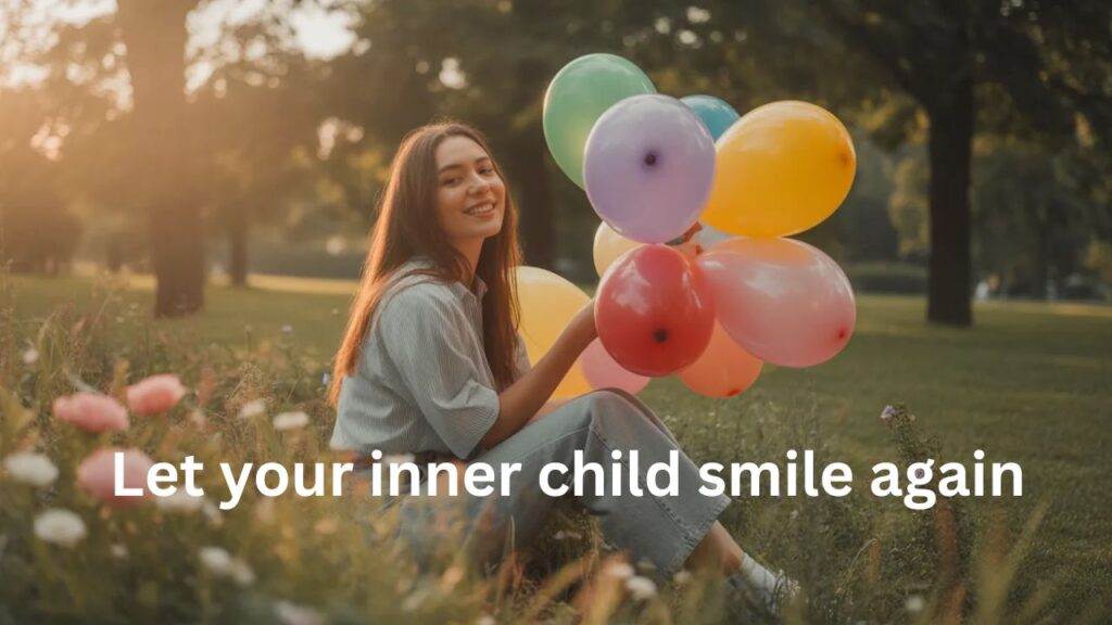 Short Inner Child Captions for Instagram that express playful memories, childhood joy, innocence, and emotional self-reflection