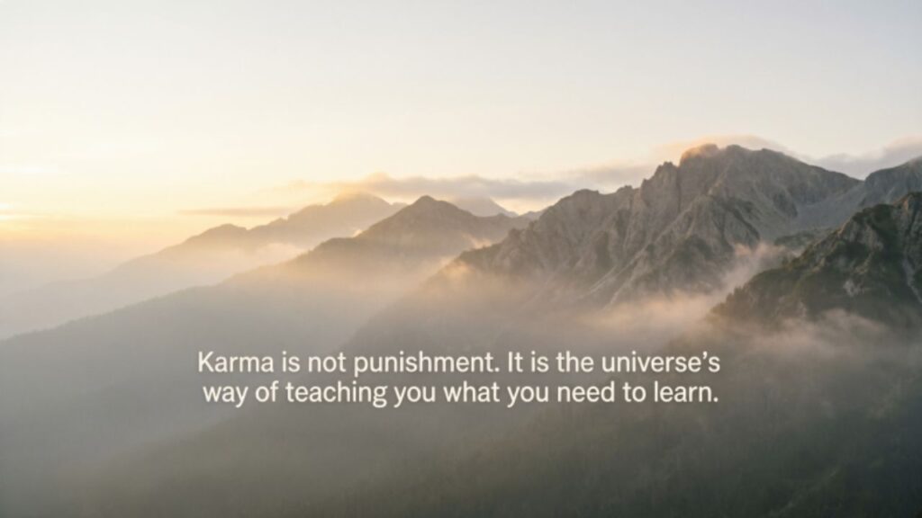Wise Karma Captions for Instagram with thoughtful and reflective quotes about actions, consequences, and life lessons.