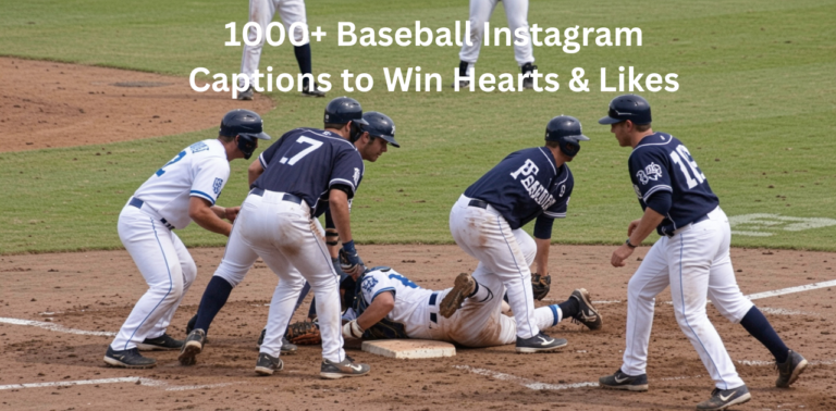 1000+ Baseball Instagram Captions to Win Hearts & Likes – baseball moments, stadium vibes, and game-day memories