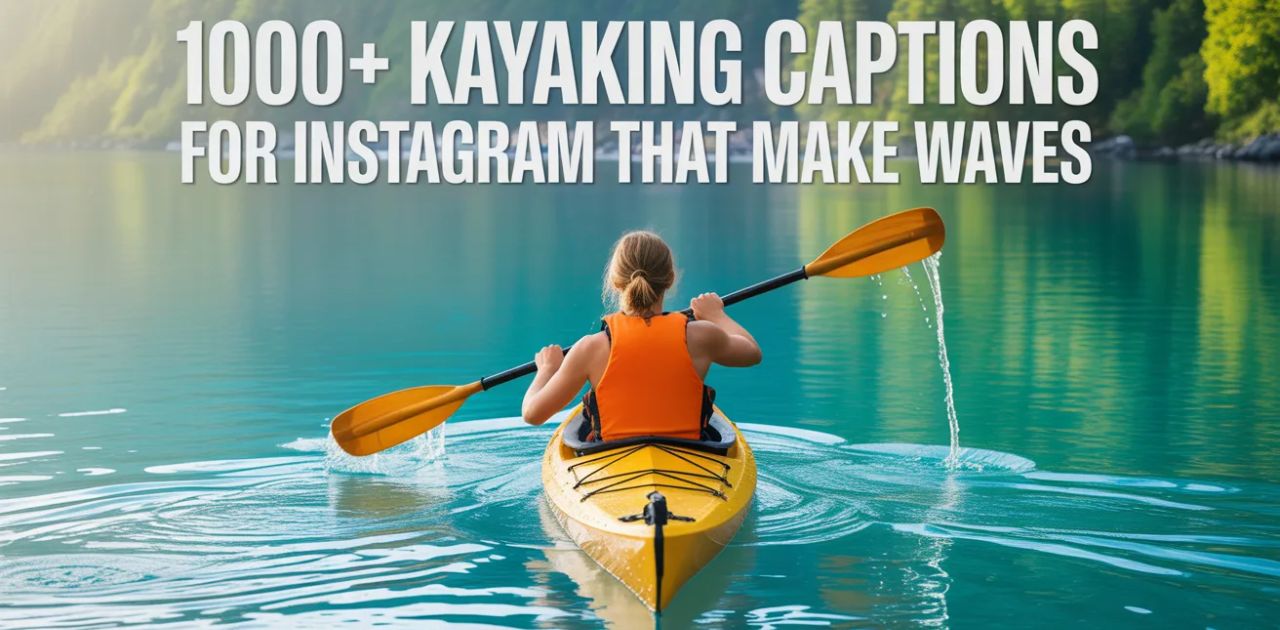 1000+ kayaking captions for Instagram that make waves with scenic water adventure vibes