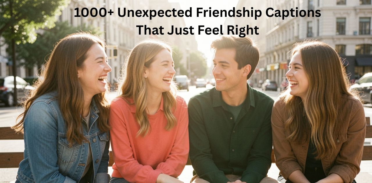 1000+ unexpected friendship captions that feel right for social media posts