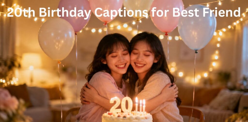 20th birthday captions for best friend celebrating friendship love and memories