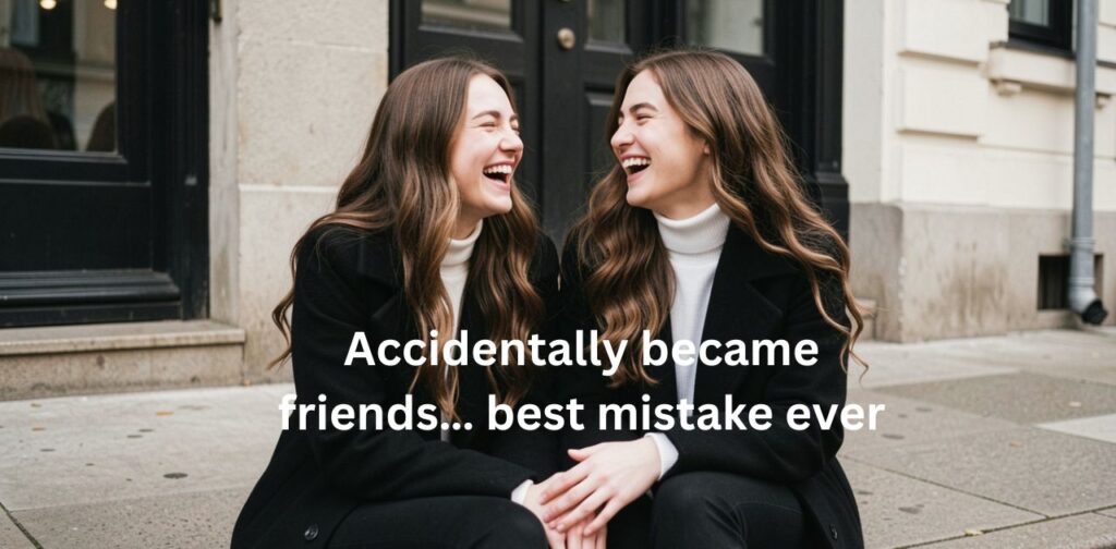 Funny unexpected friendship captions for social media posts with humorous and relatable vibes