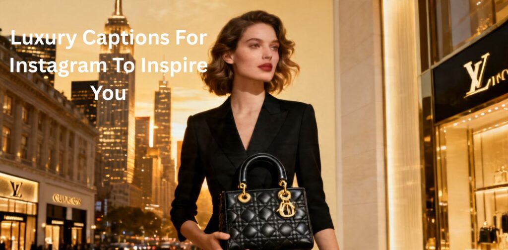 Luxury Captions For Instagram To Inspire You featuring elegant lifestyle themes, premium fashion, and aesthetic social media inspiration.