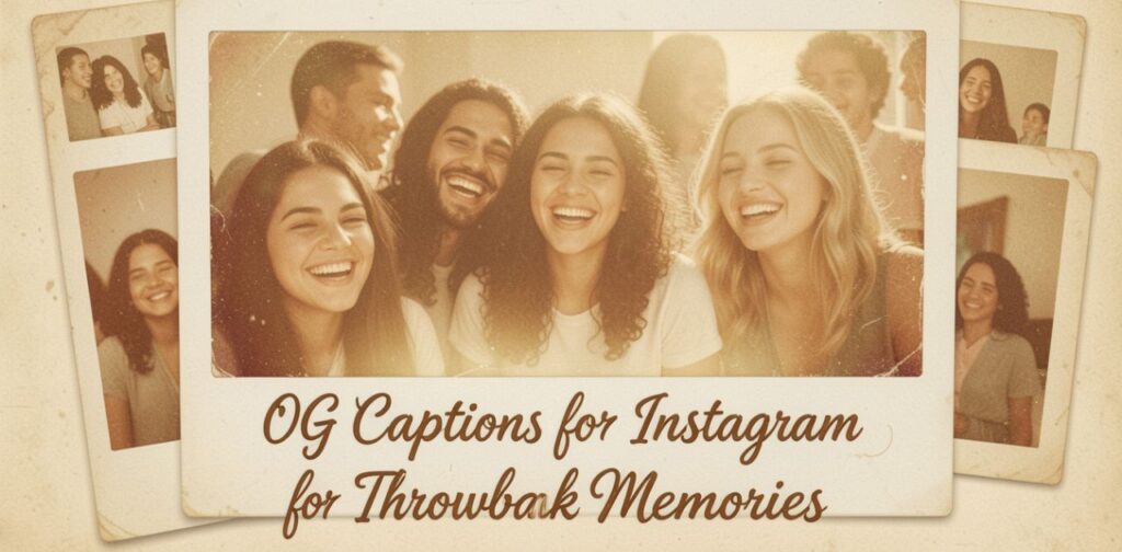 OG Captions for Instagram for Throwback Memories featuring nostalgic vibes, old photos, and unforgettable moments that capture past memories and emotional flashback content.
