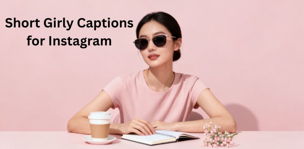 Short girly captions for Instagram that are cute, stylish, and confidence-boosting, perfect for aesthetic social media posts and expressing fun feminine vibes.