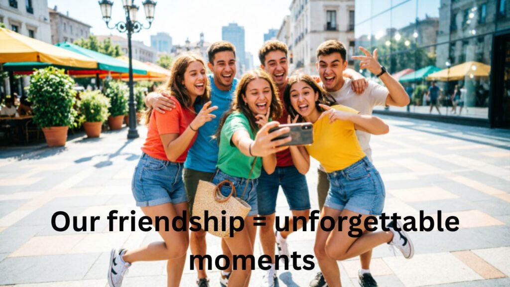 Unforgettable crazy friends captions for Instagram showcasing fun, laughter, and lifelong memories