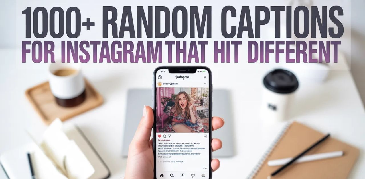 1000+ random captions designed to hit different, perfect for social media posts, creative expression, and engagement on Instagram