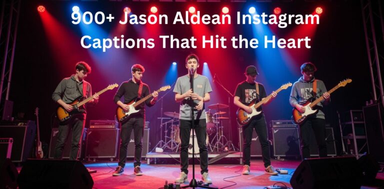 900+ Jason Aldean Instagram Captions That Hit the Heart’ featuring a large collection of emotional and country music–inspired Instagram captions for fans of Jason Aldean.