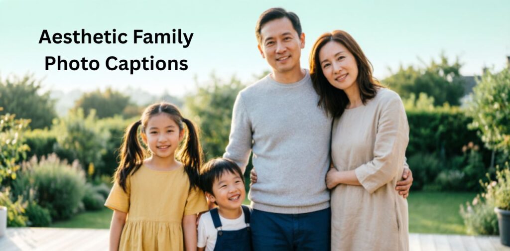 Beautiful family moments captured in soft lighting and cozy vibes, perfect for Aesthetic Family Photo Captions on Instagram posts and memories.