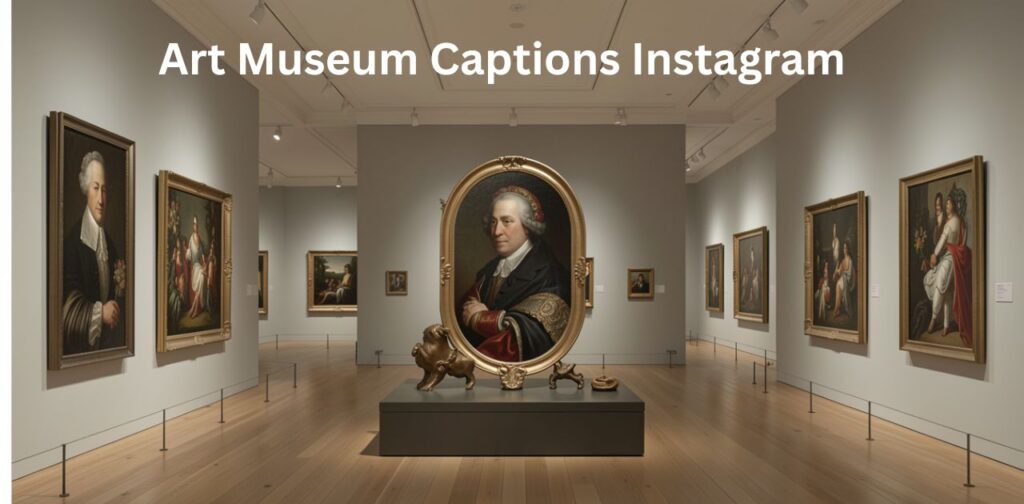 A curated collection of art museum captions for Instagram featuring artistic, inspiring, and creative lines perfect for showcasing paintings, sculptures, gallery visits, and cultural experiences.