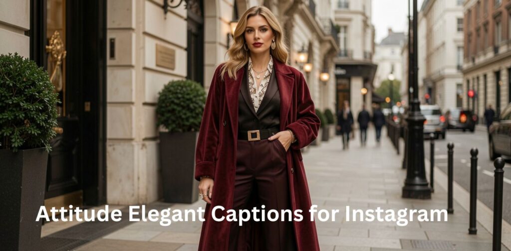 Confident person posing with a stylish and elegant attitude, showcasing luxury fashion, bold expressions, and classy Instagram vibes.
