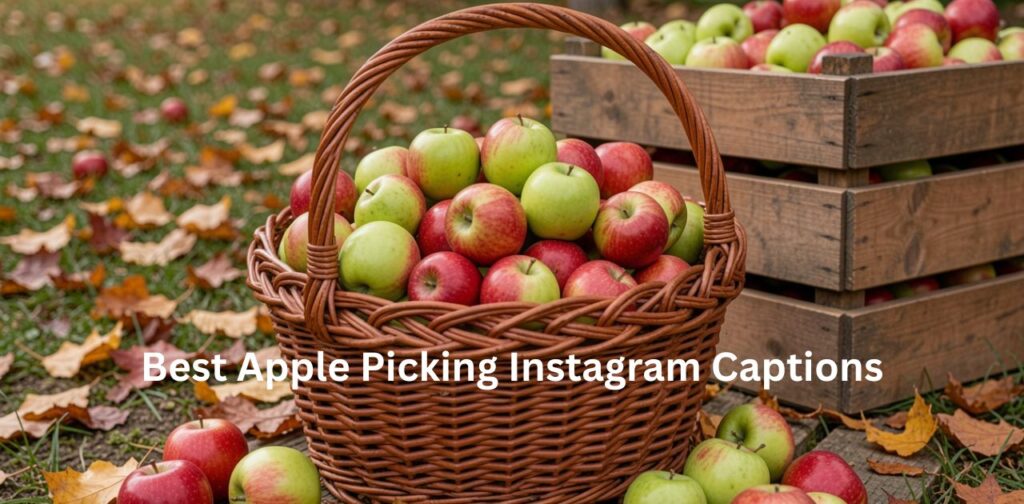 Best Apple Picking Instagram Captions featuring a curated list of catchy, creative, and seasonal captions inspired by apple orchard visits, fall vibes, and harvest moments for social media posts