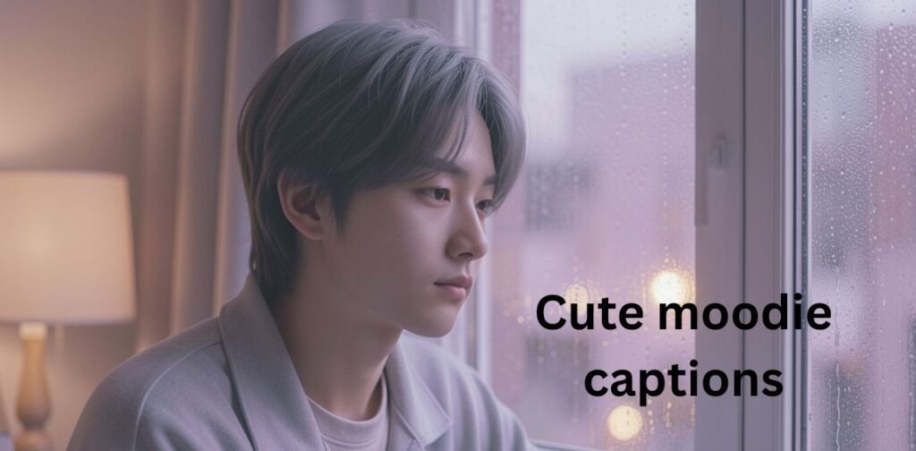 A soft aesthetic image with a dreamy pastel vibe representing cute moody Instagram captions with a calm and emotional feel.